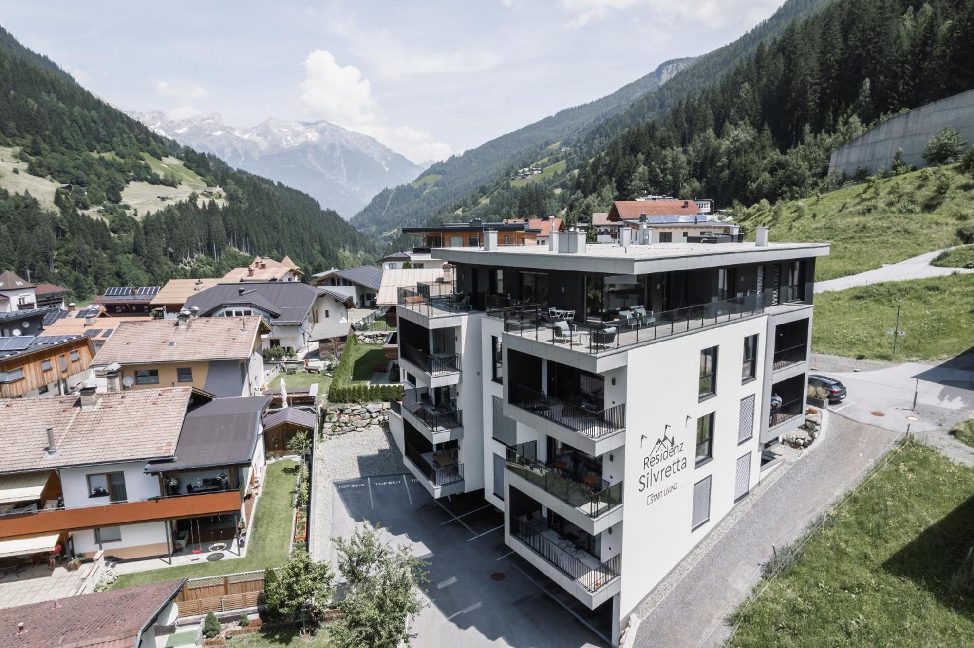 Charmantes Apartment in der Residenz Silvretta See Esterno foto